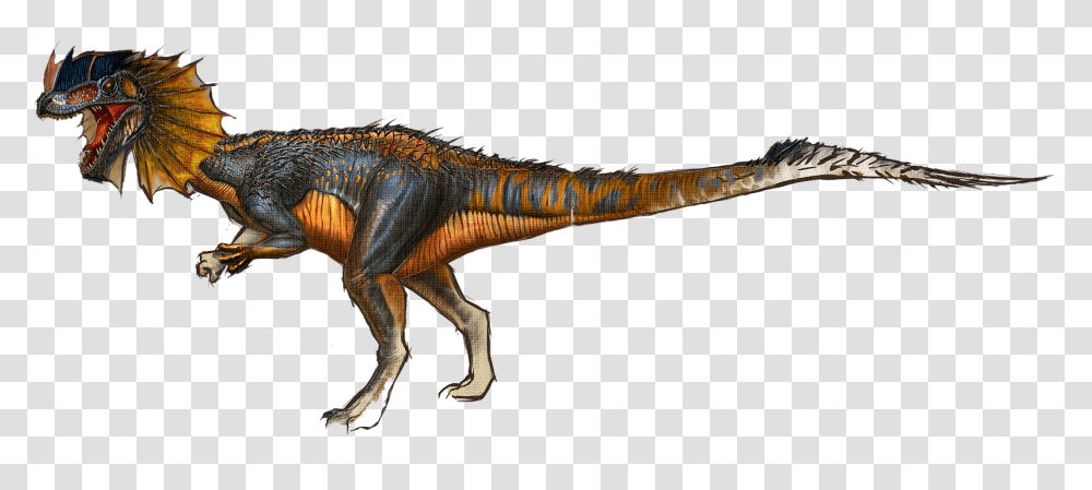 Dilophosaurus Ark, Dinosaur, Reptile, Animal, T-Rex Transparent Png