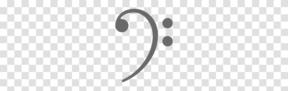 Dim Gray Bass Clef Icon Transparent Png