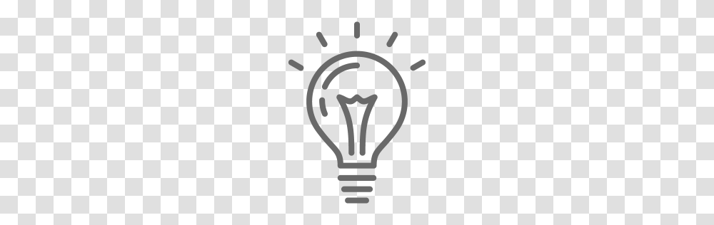 Dim Gray Light Bulb Icon Transparent Png