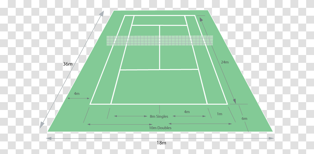 Dimensi Lapangan Tennis Tennis, Tennis Court, Sport, Sports, Solar Panels Transparent Png