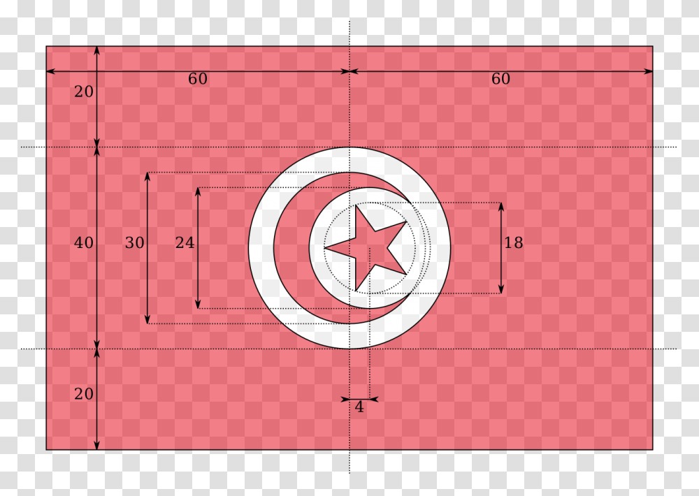 Dimension Drapeau Tunisie, Star Symbol, Number Transparent Png