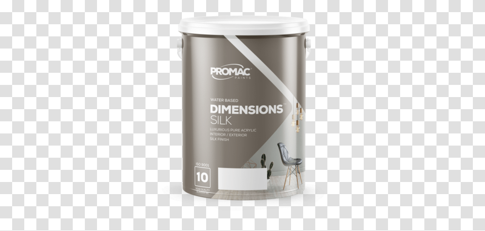 Dimensions Silk Promac Paints Colours, Shaker, Bottle, Paint Container, Bucket Transparent Png