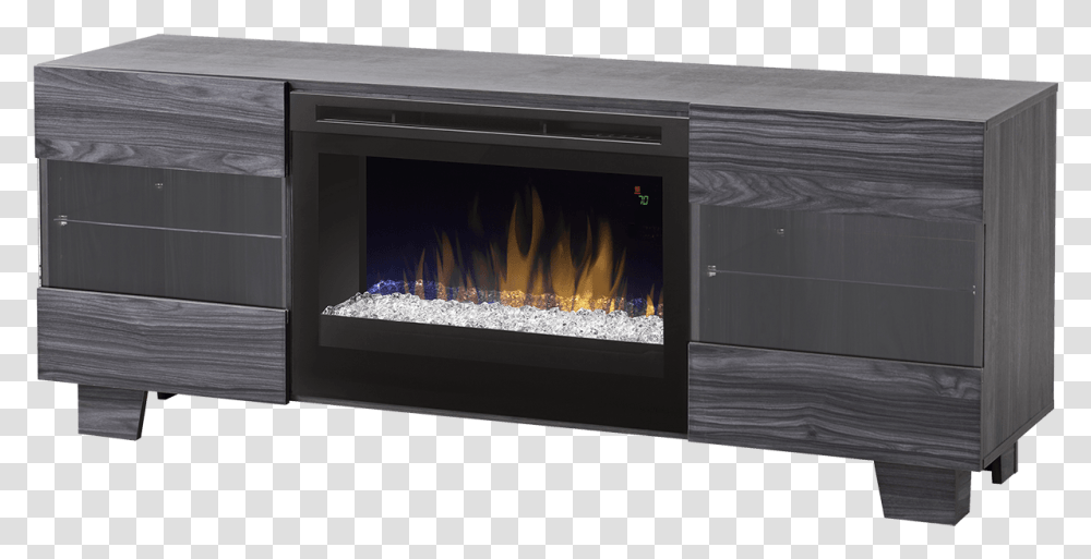 Dimplex 25 In Contemporary Electric Fireplace Insert Electric Fireplaces With Tv Stand, Indoors, Hearth Transparent Png