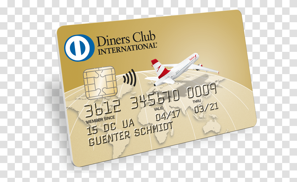 Diners Club Logo, Airplane, Aircraft, Vehicle Transparent Png