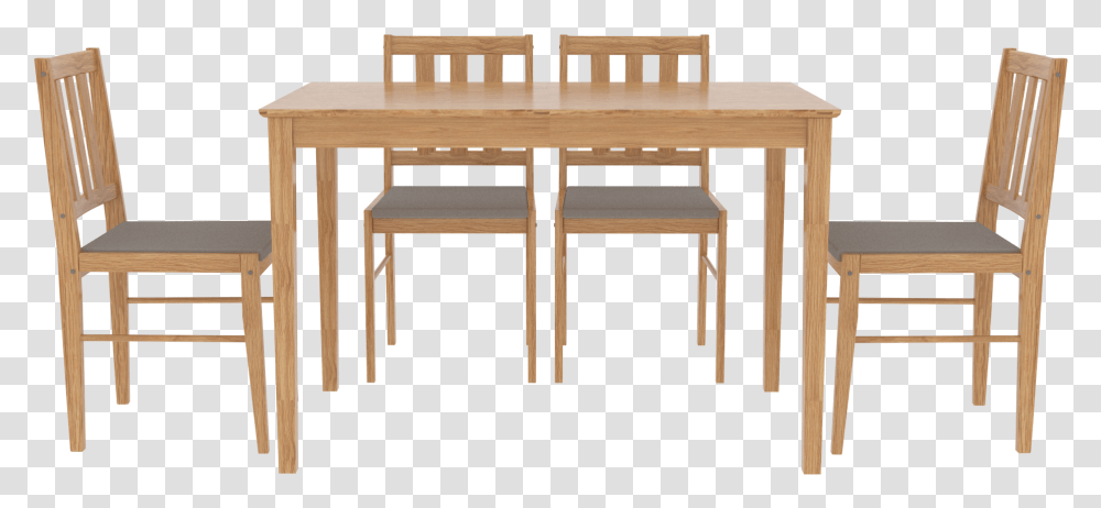Dining Table And Chairs, Furniture, Wood, Tabletop, Hardwood Transparent Png