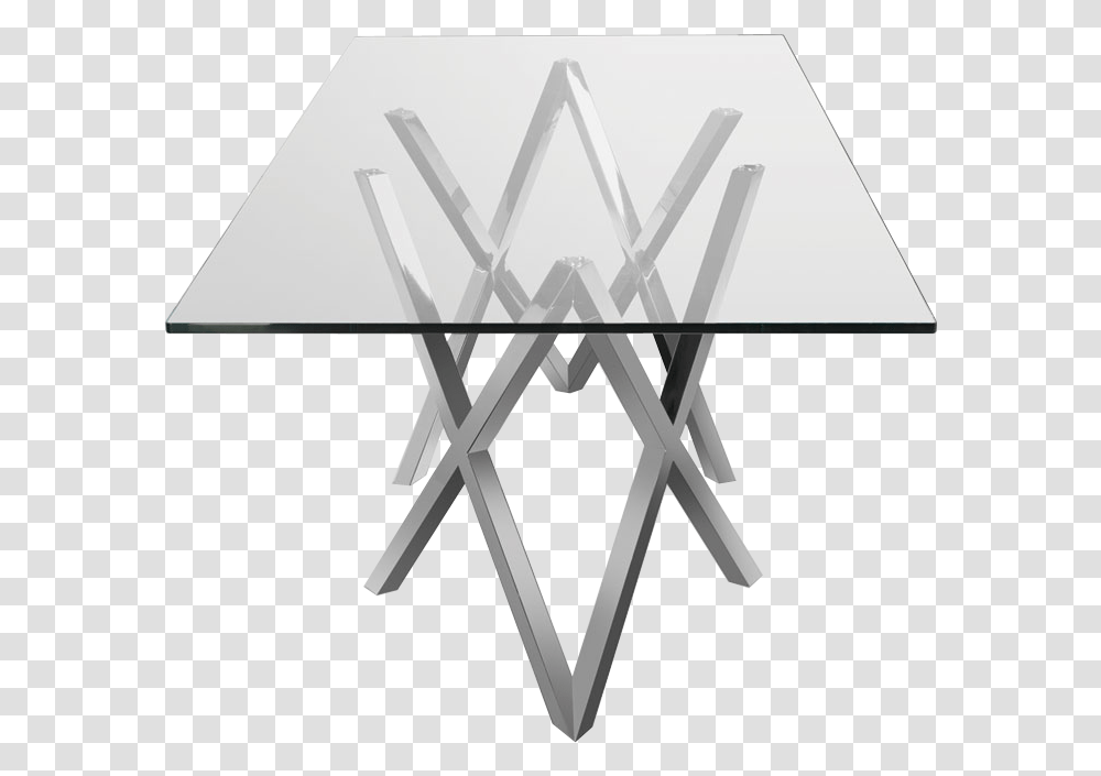 Dining Table Top View 2m Glass Top Dining Table Coffee Table, Furniture, Chair, Cross Transparent Png