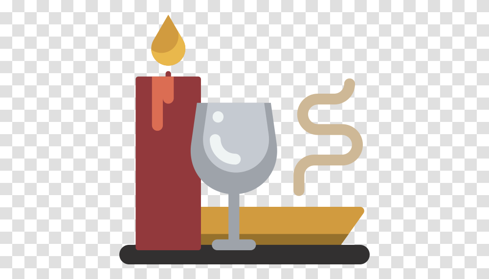 Dinner Icon, Glass, Goblet, Candle, Beverage Transparent Png