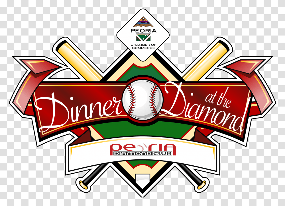 Dinner Peoria Chamber Of Commerce Vector Baseball Logo, Sport, Sports, Team Sport, Softball Transparent Png