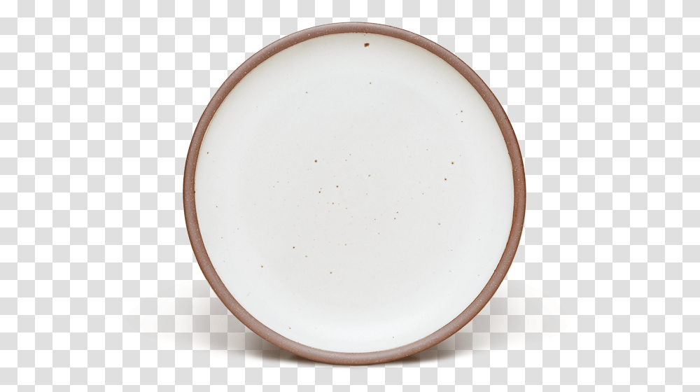 Dinner Plate In Eggshell Circle, Porcelain, Pottery, Saucer Transparent Png