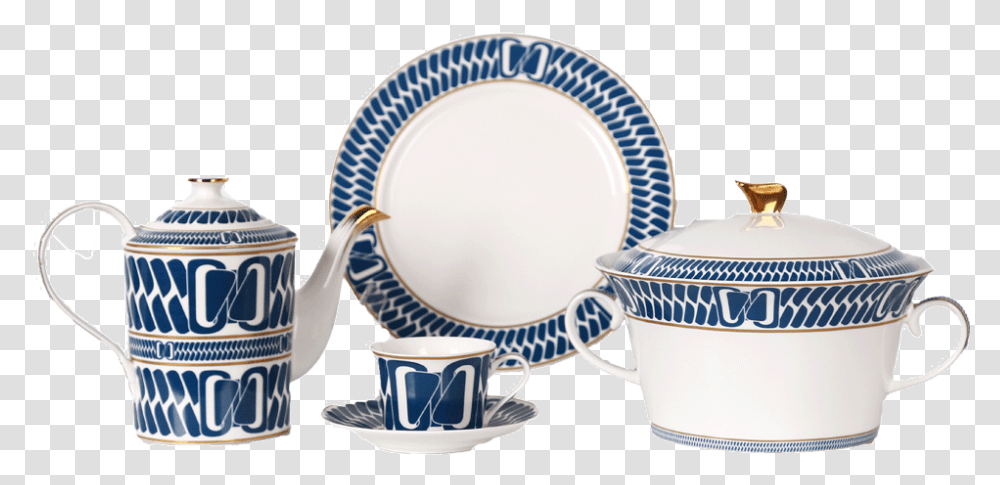 Dinner Set 61pc Royal Bistro 61 676lb Ceramic, Saucer, Pottery, Porcelain Transparent Png