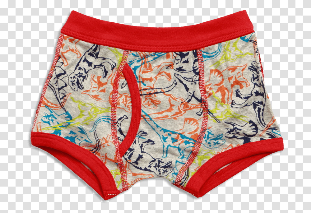 Dino Printed Style Red Briefs, Apparel, Underwear, Lingerie Transparent Png