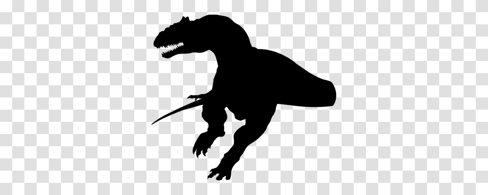 Dinosaur Silhouette, Outdoors, Animal, Mammal Transparent Png