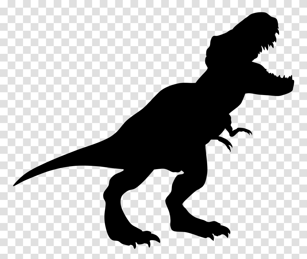 Dinosaur Black Clipart, Silhouette, Cross, Person Transparent Png