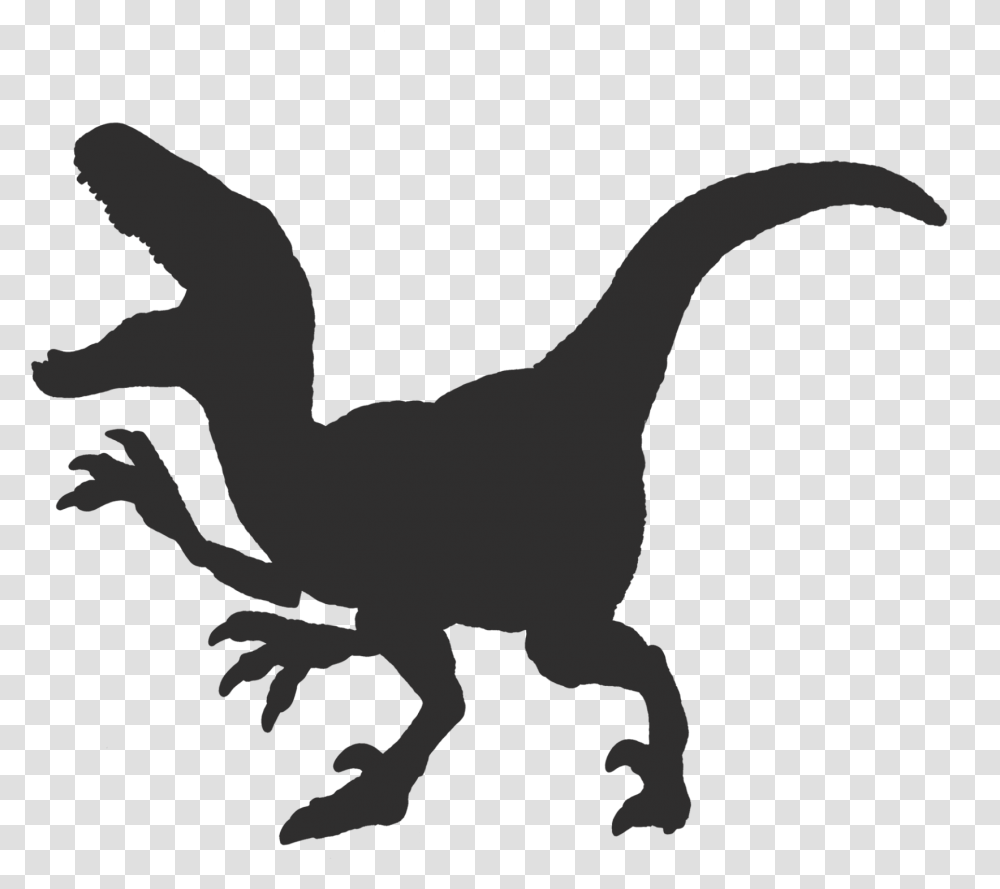 Dinosaur Clipart Black And White Free, Reptile, Animal, Bird, T-Rex Transparent Png