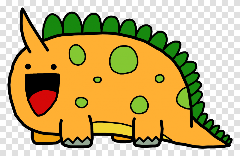 Dinosaur Clipart Wallpaper Cartoon Dinosaur Clipart, Plant, Food, Halloween, Animal Transparent Png