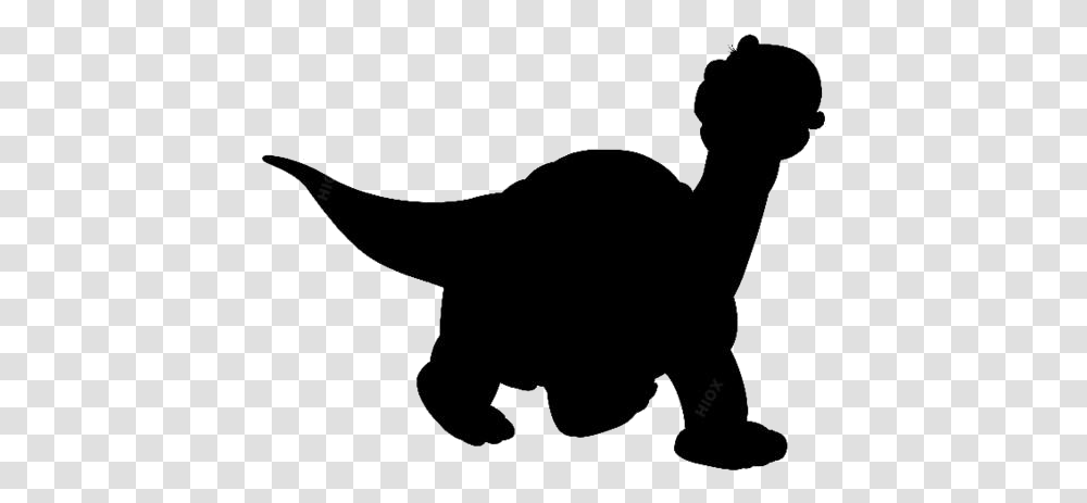 Dinosaur Cute Silhouette Dinosaur Couple Background, Animal, Mammal, Leisure Activities, Reptile Transparent Png