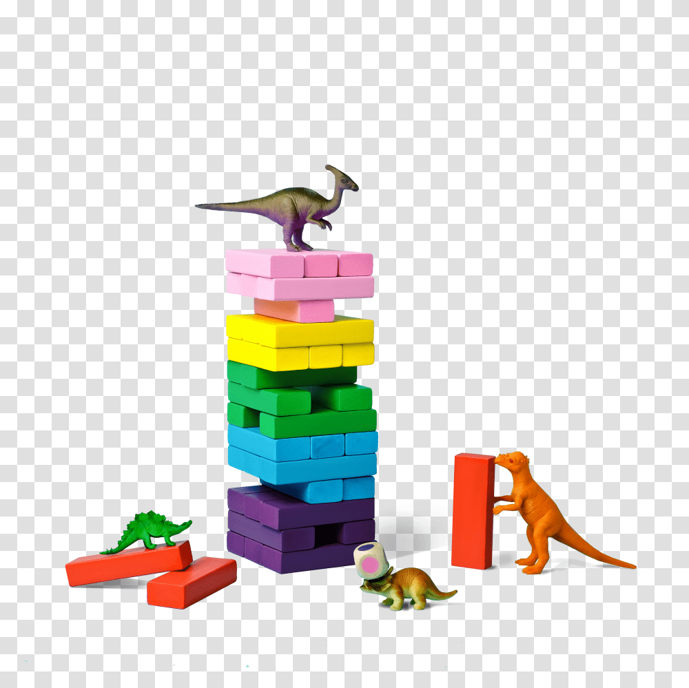 Dinosaur Jenga, Toy, Animal, Bird Transparent Png