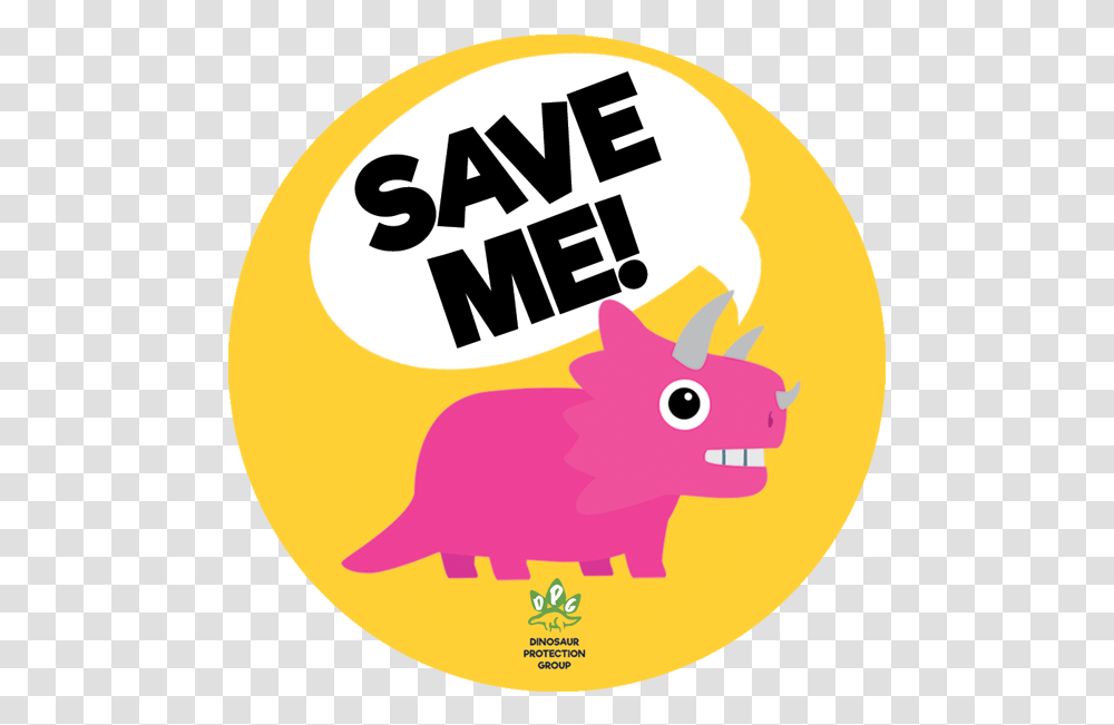 Dinosaur Protection Group Logo, Label, Animal Transparent Png