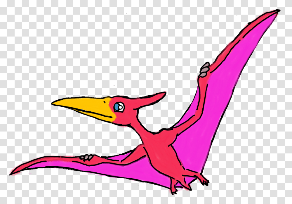 Dinosaur Pteranodon Pterodactyl Sticker By Animal Figure, Beak, Bird, Art, Sea Life Transparent Png