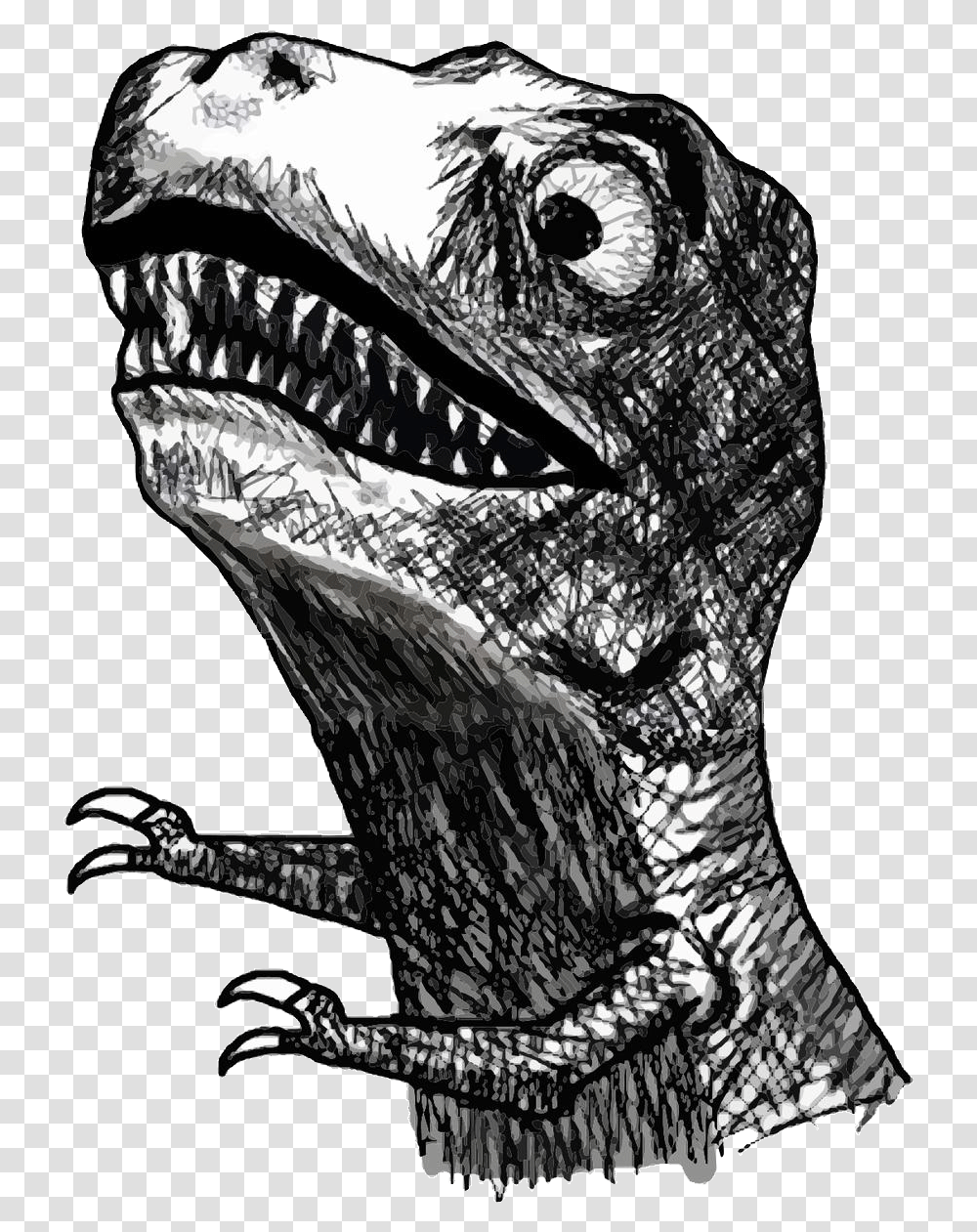 Dinosaur Rage Face Download, Alien, Beak, Bird, Animal Transparent Png