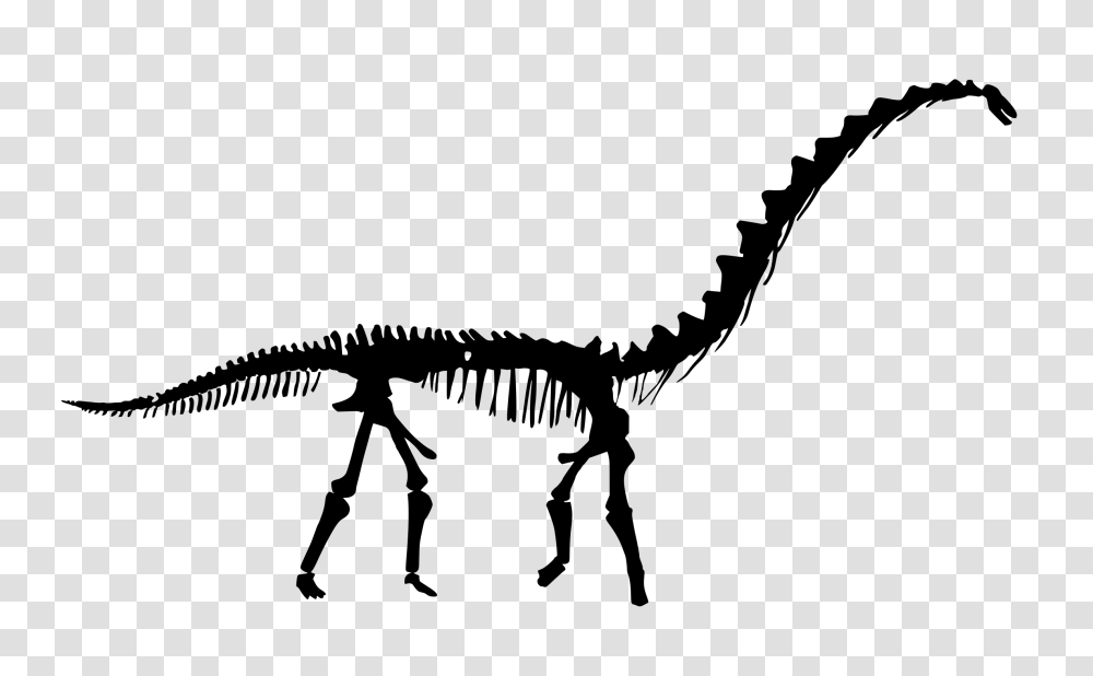 Dinosaur Silhouette Clipart With No Background, Gray, World Of Warcraft Transparent Png