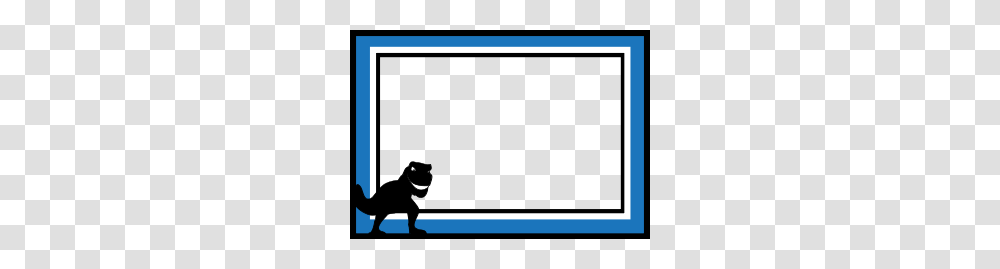 Dinosaur Silhouette, Monitor, Screen, Electronics, Display Transparent Png