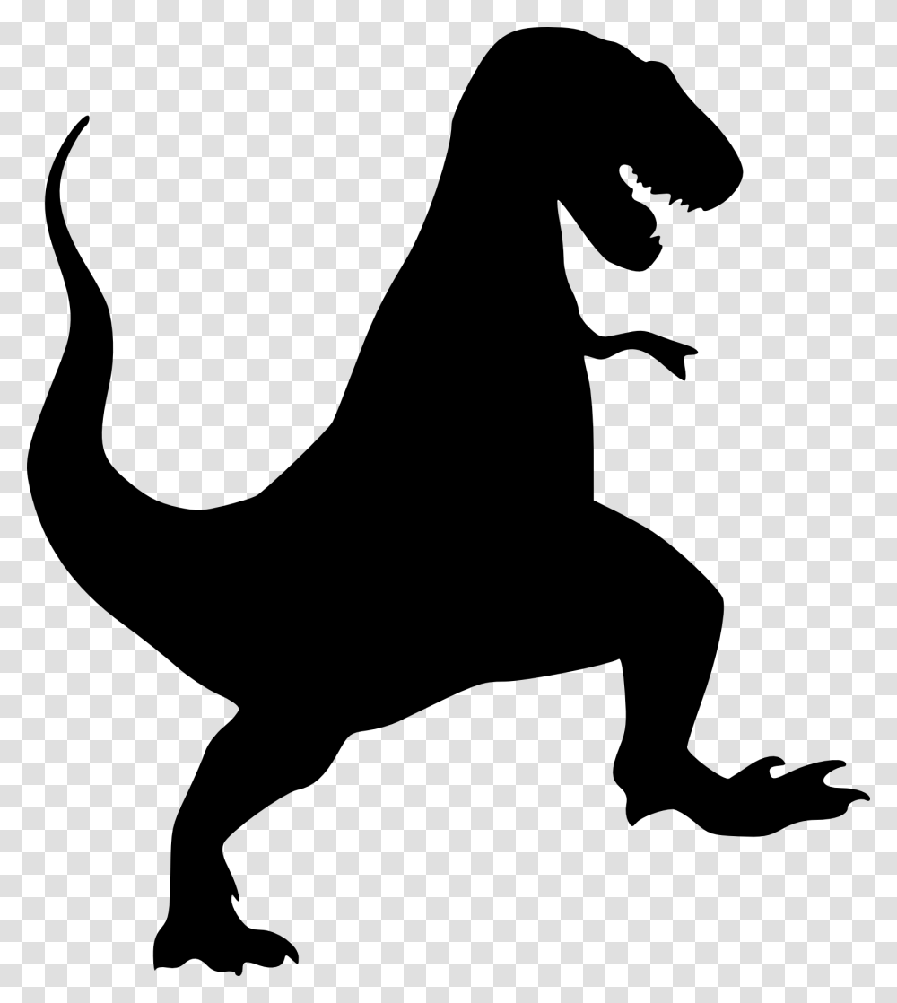 Dinosaur Silhouette, Stencil, Person, Human, Animal Transparent Png