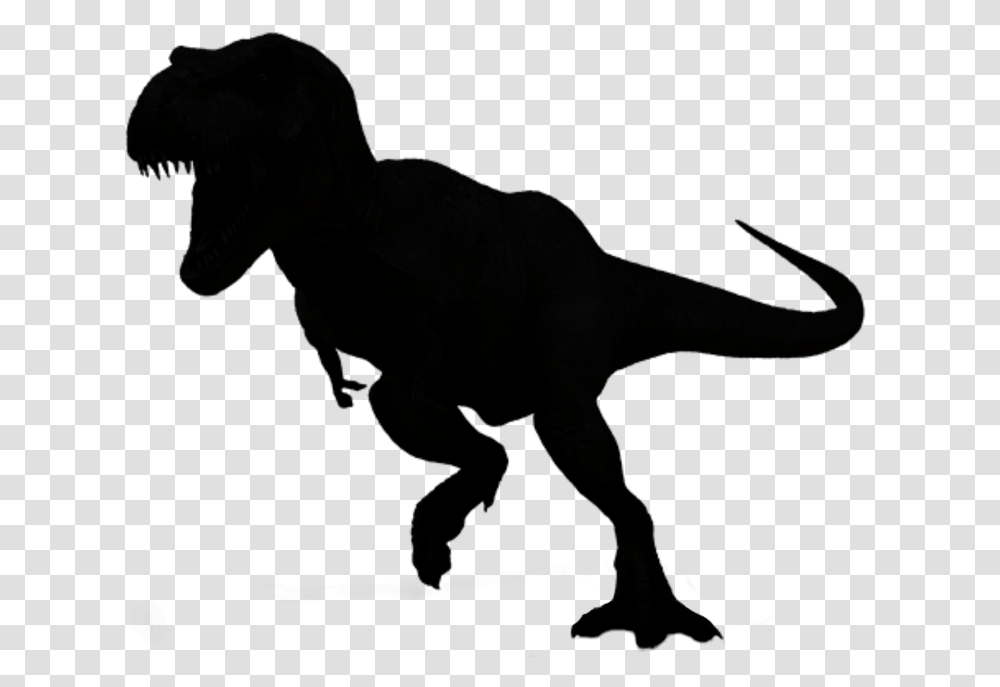 Dinosaur Trex Black Shillouette Silhouette Rex Trex Clipart Dino Clear Background, Alien, Dog, Pet, Canine Transparent Png