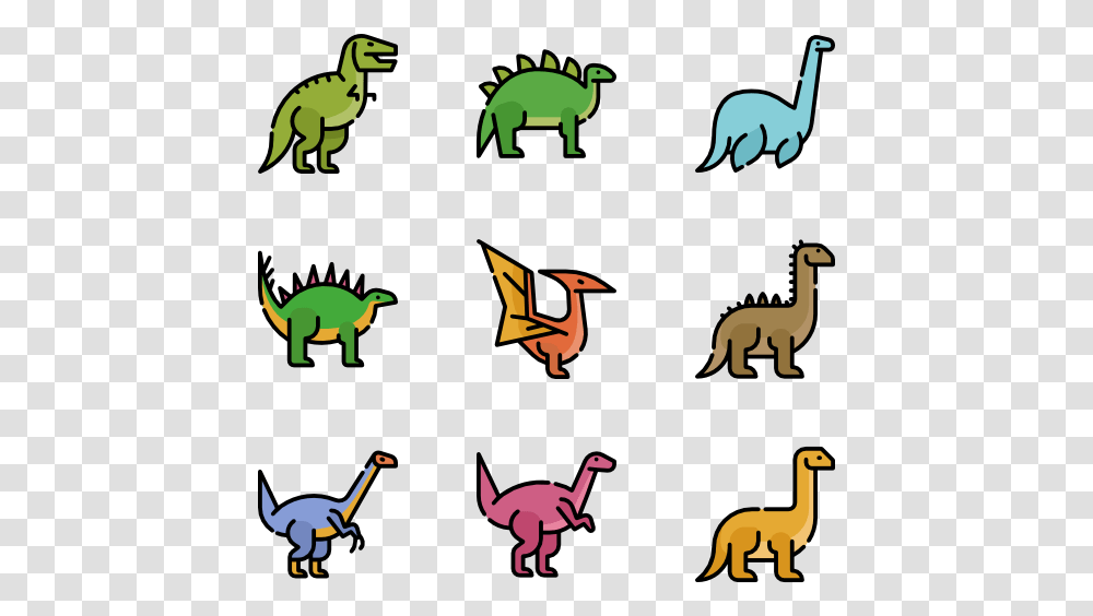 Dinosaurs Clipart Dinosaurs In A Line, Poster, Advertisement, Animal, Reptile Transparent Png