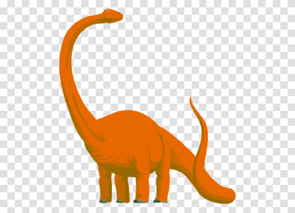 Dinosaurs Svg Clip Art Dinosaur Long Neck Orange, Reptile, Animal, T-Rex, Antelope Transparent Png