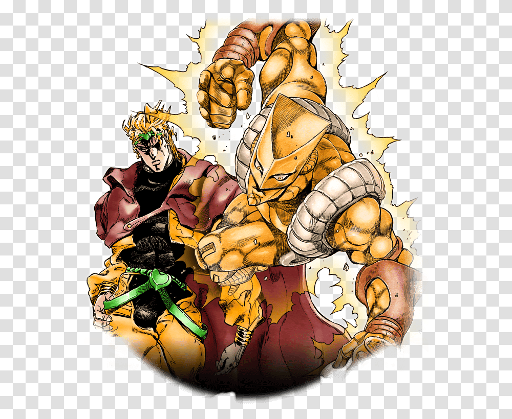 Dio The World, Comics, Book, Hand, Person Transparent Png