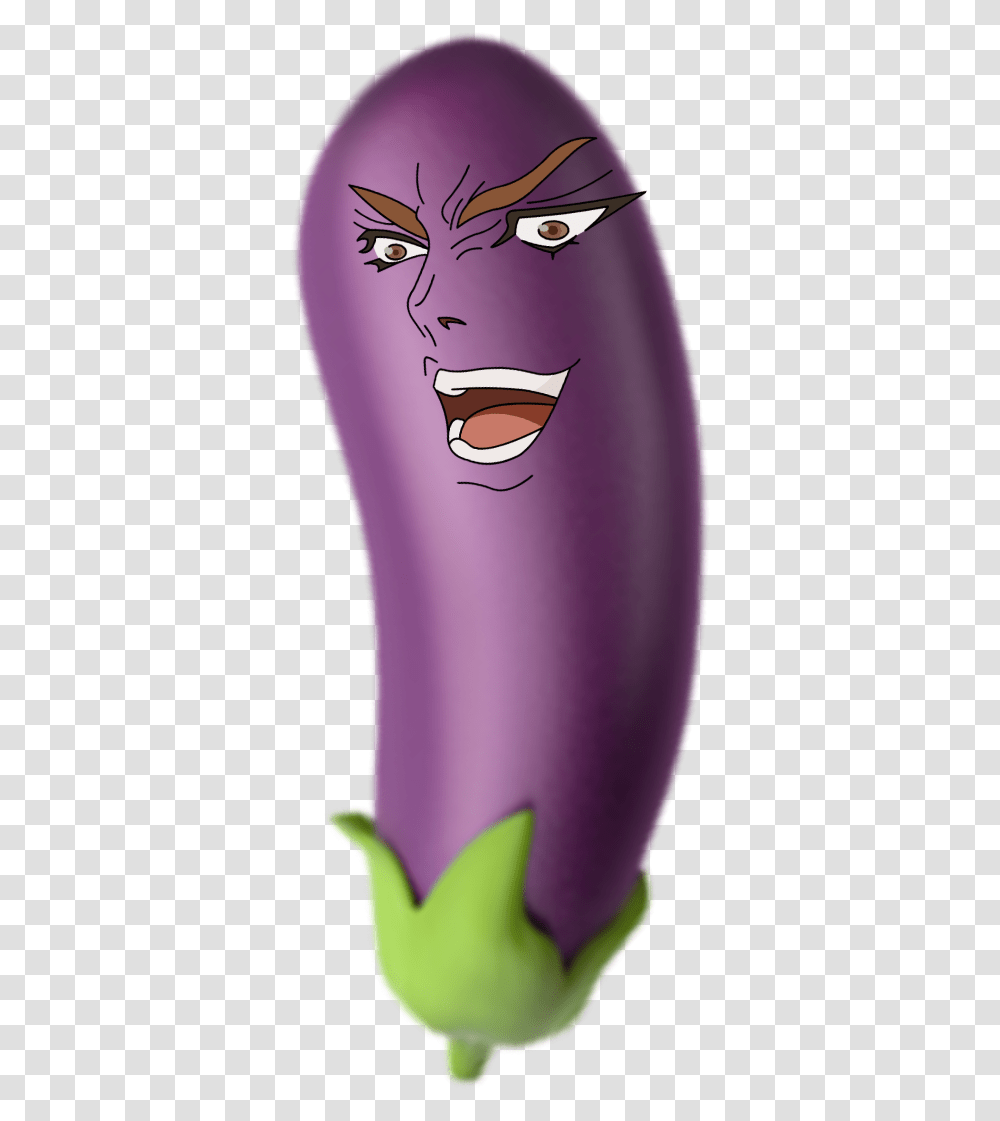 Diobrando Eggplant Emoji Sticker Eggplant, Purple, Mouth, Lip, Teeth Transparent Png