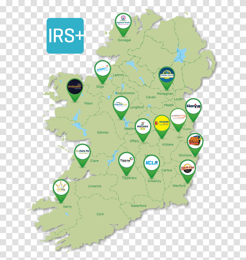 Diocese Of Ireland Map, Diagram, Poster, Advertisement Transparent Png