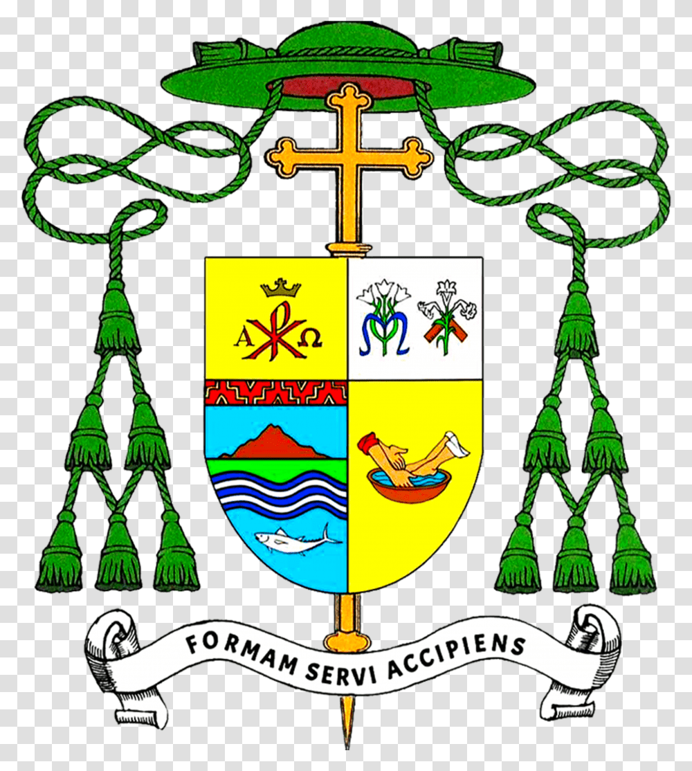 Diocese Of Marbel Logo Bishop Coat Of Arms Symbols Transparent Png