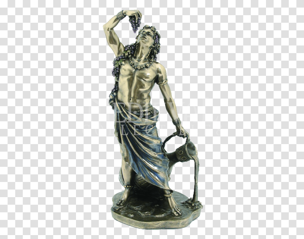 Dionysus Statue, Figurine, Person, Human, Bronze Transparent Png
