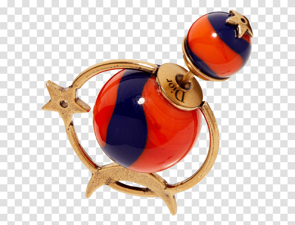 Dior Tribales Astre Lunaire Orange Dior Tribales Earrings For Women, Sphere, Rattle Transparent Png
