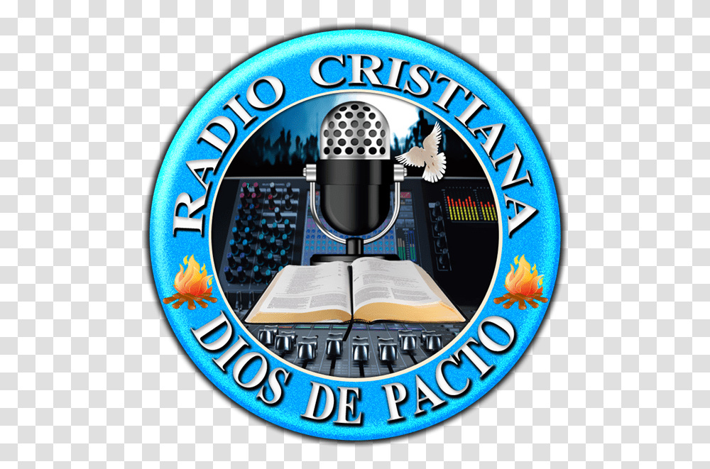 Dios De Pacto Free Internet Radio Tunein Microphone, Logo, Symbol, Label, Text Transparent Png