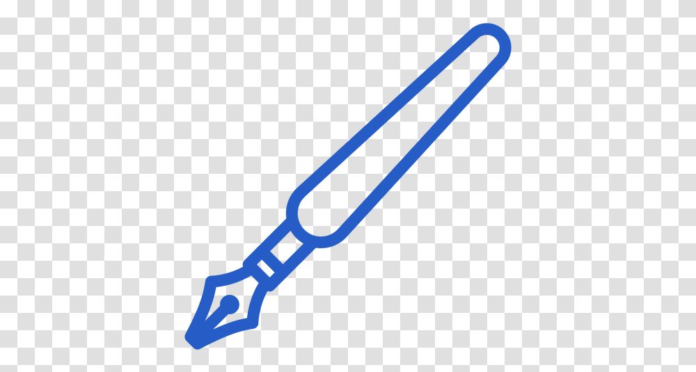 Dip Pen Stroke Icon Tie, Scissors, Blade, Weapon, Weaponry Transparent Png
