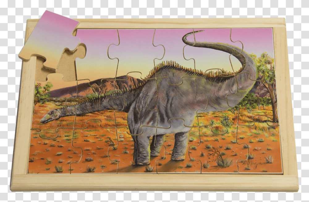 Diplodocus Puzzle Picture Frame, Dinosaur, Reptile, Animal, Jigsaw Puzzle Transparent Png