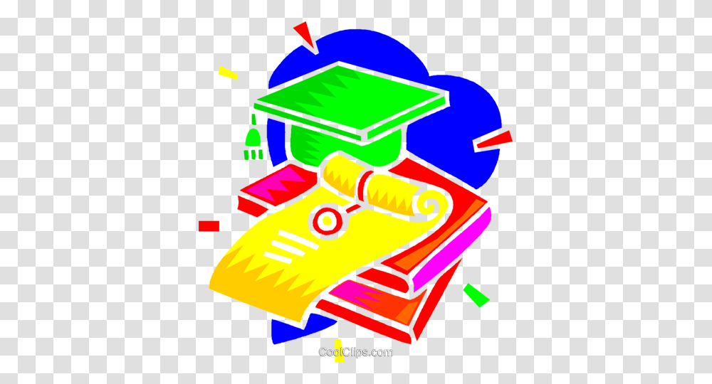 Diploma Books Graduation Royalty Free Vector Clip Art, Paper Transparent Png