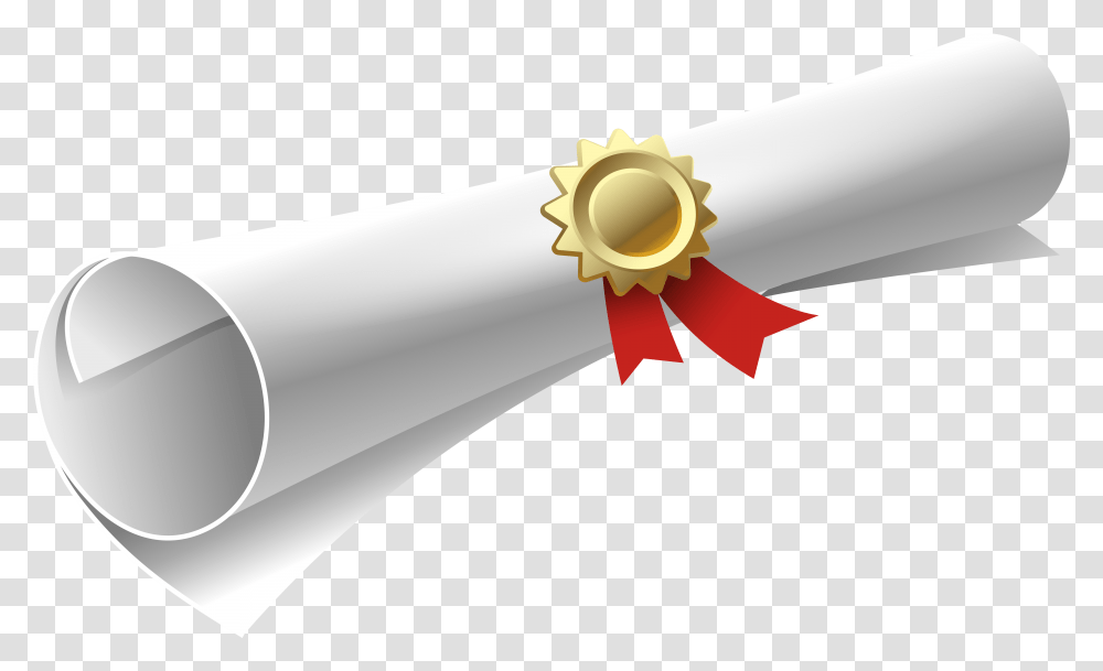 Diploma Clipart Image Graduation Diploma, Scroll, Document, Plant Transparent Png