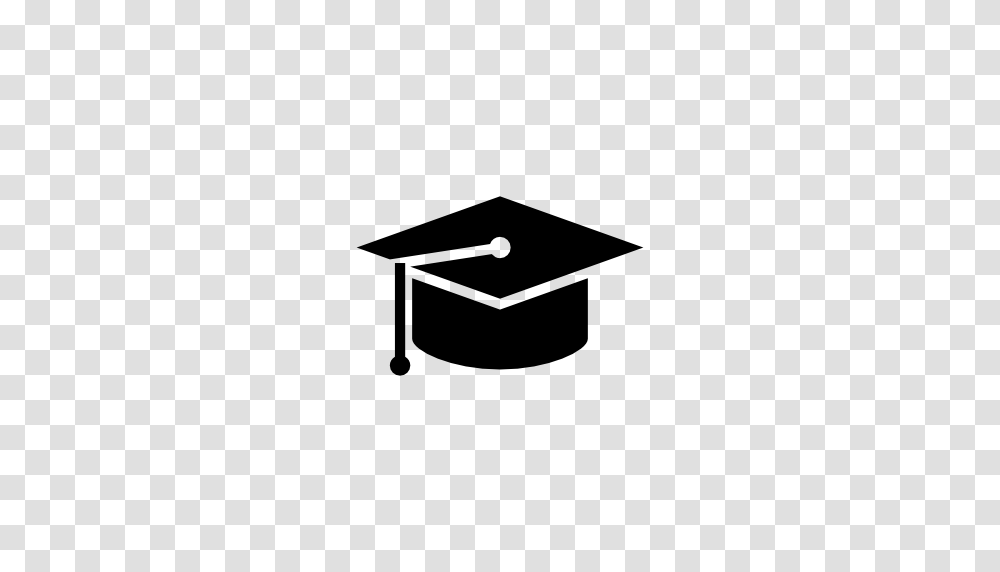 Diploma Hat Black Icon Web Icons, Stencil, Graduation Transparent Png