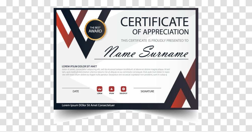 Diploma Vector Certificate Background Hd, Document, Paper, Flyer Transparent Png