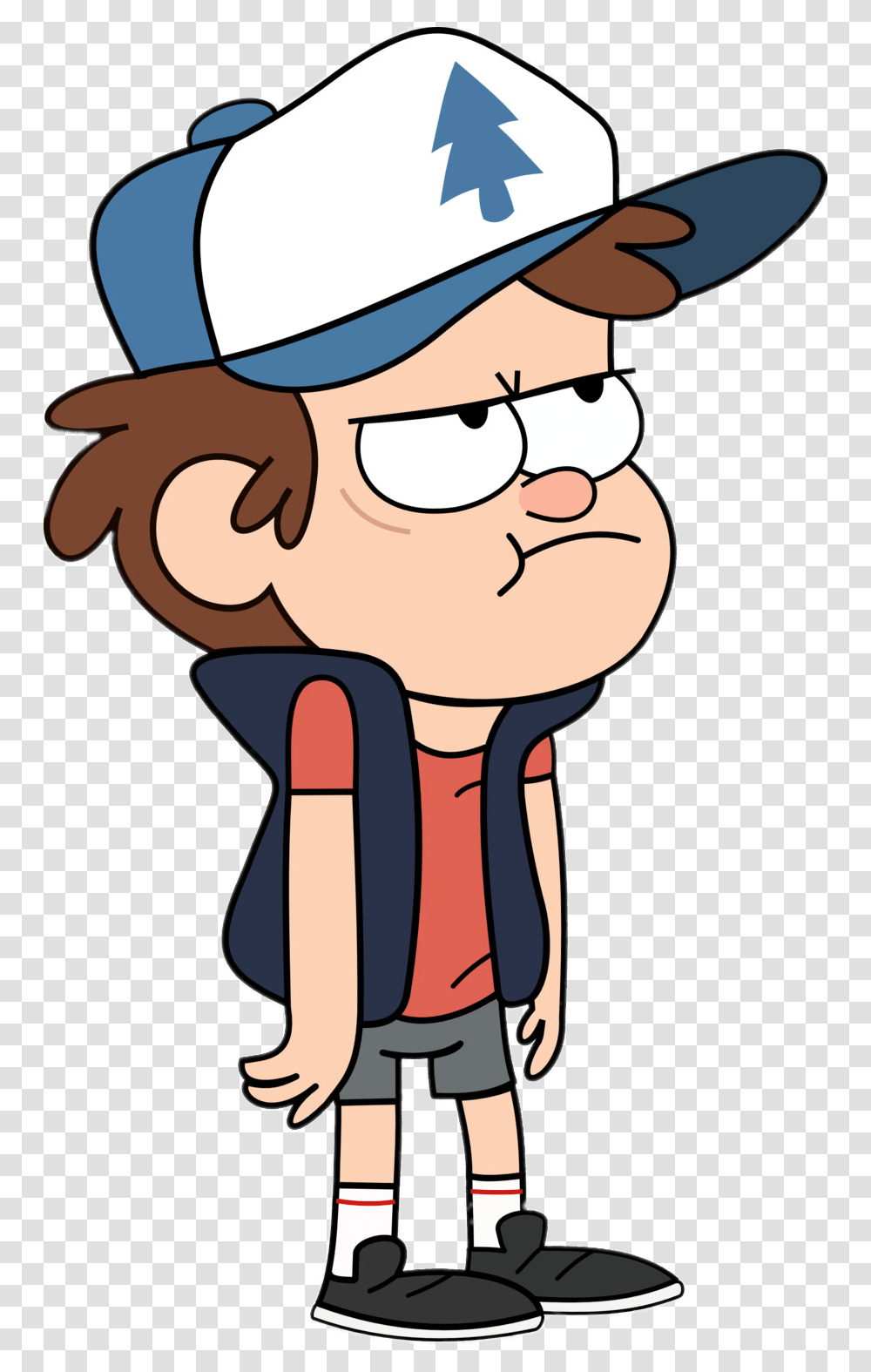 Dipper Pines Angry Gravity Falls Dipper, Sunglasses, Face, Crowd, Clothing Transparent Png