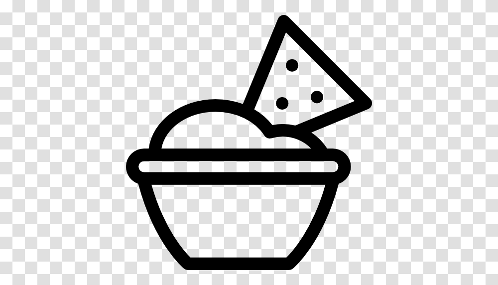 Dipping Sauce With Chips, Bowl, Stencil, Triangle, Logo Transparent Png