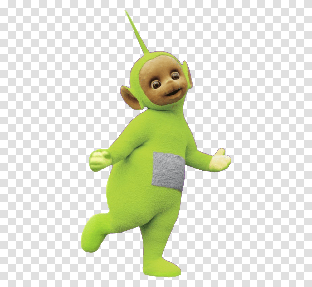 Dipsy Skip Teletubbies Background Green, Plush, Toy, Photography, Doll Transparent Png