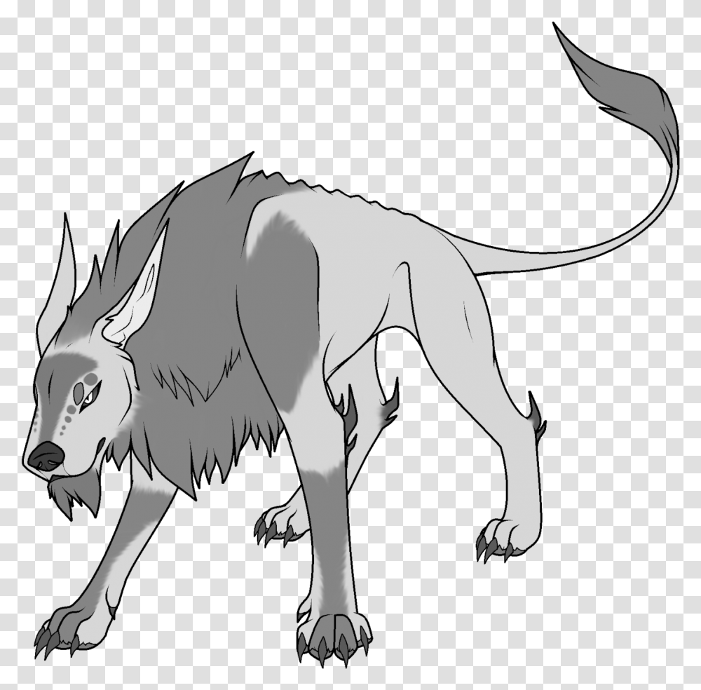 Dire Wolf 5e Clipart Download Dire Wolf Clipart, Animal, Mammal, Horse, Wildlife Transparent Png