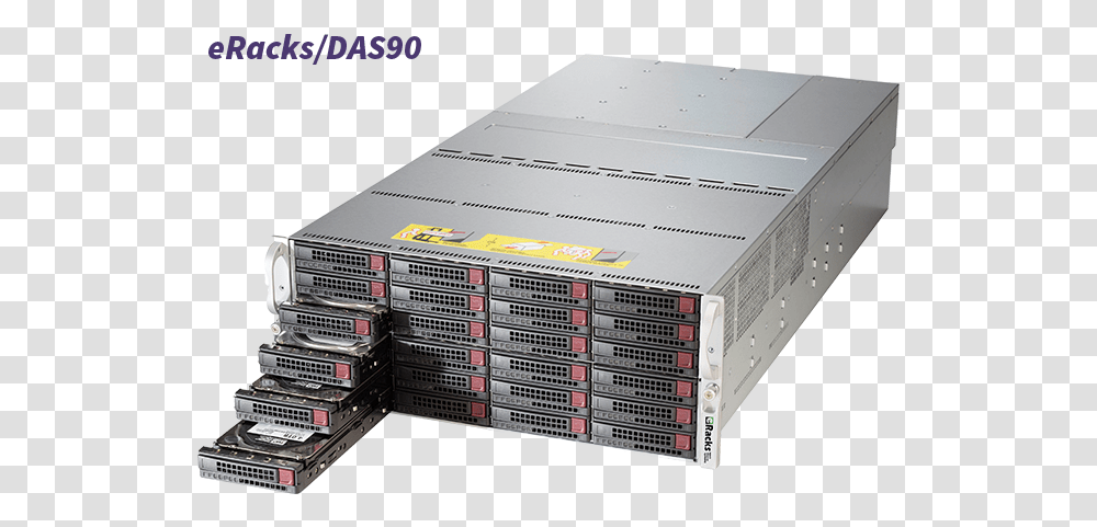 Direct Attached Storage Servers Das90 Front, Hardware, Computer, Electronics Transparent Png