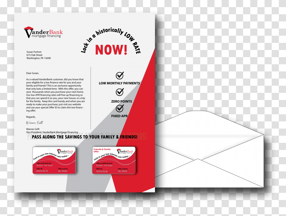 Direct Mail Letter With Card, Flyer, Poster, Paper, Advertisement Transparent Png