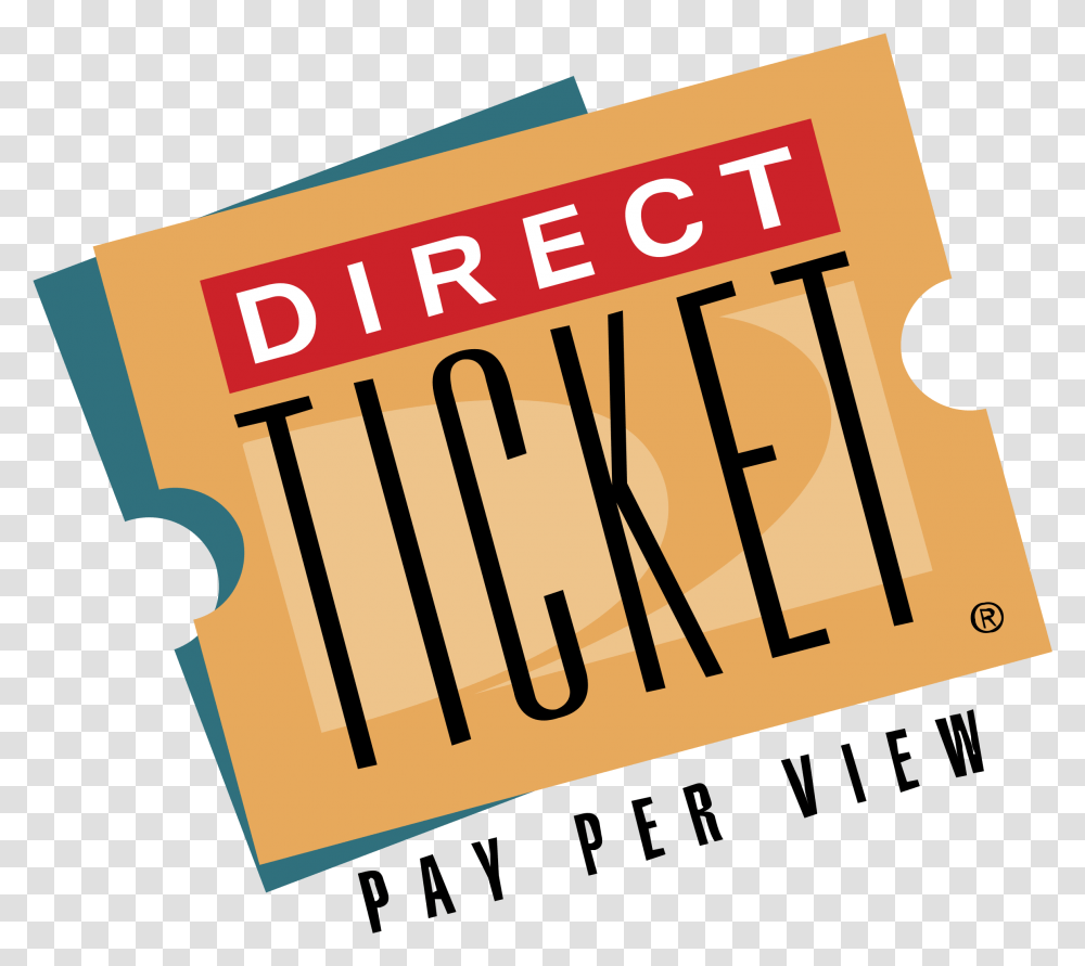 Direct Ticket Logo Ticket, Paper, Flyer, Poster Transparent Png
